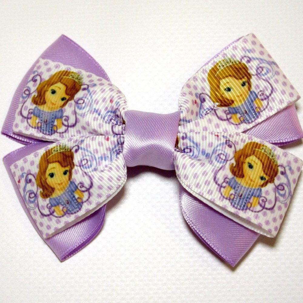 Princess Sofia Purple Hair Bow